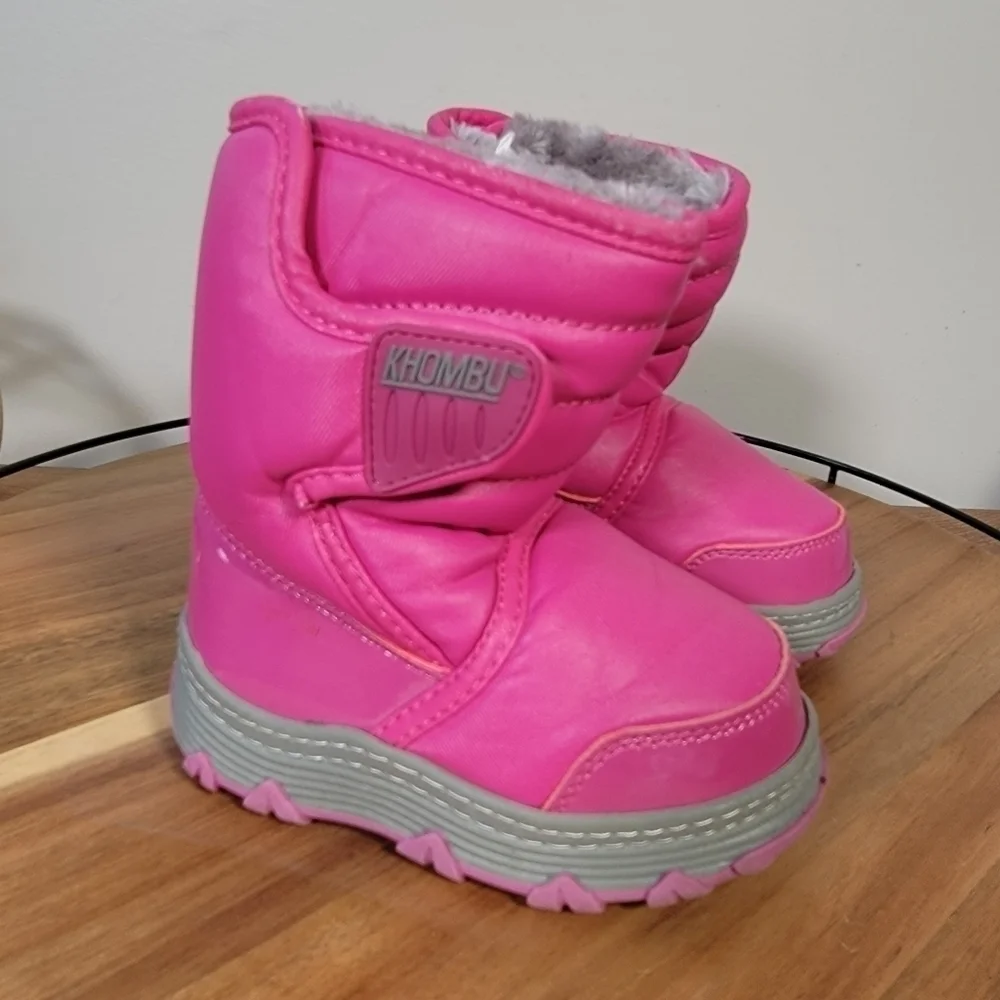 Khombu Wanderer Pink Winter Snow Boots Girl's (Toddler) Size 6